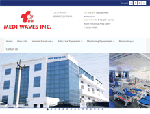 Tablet Screenshot of medi-waves.com